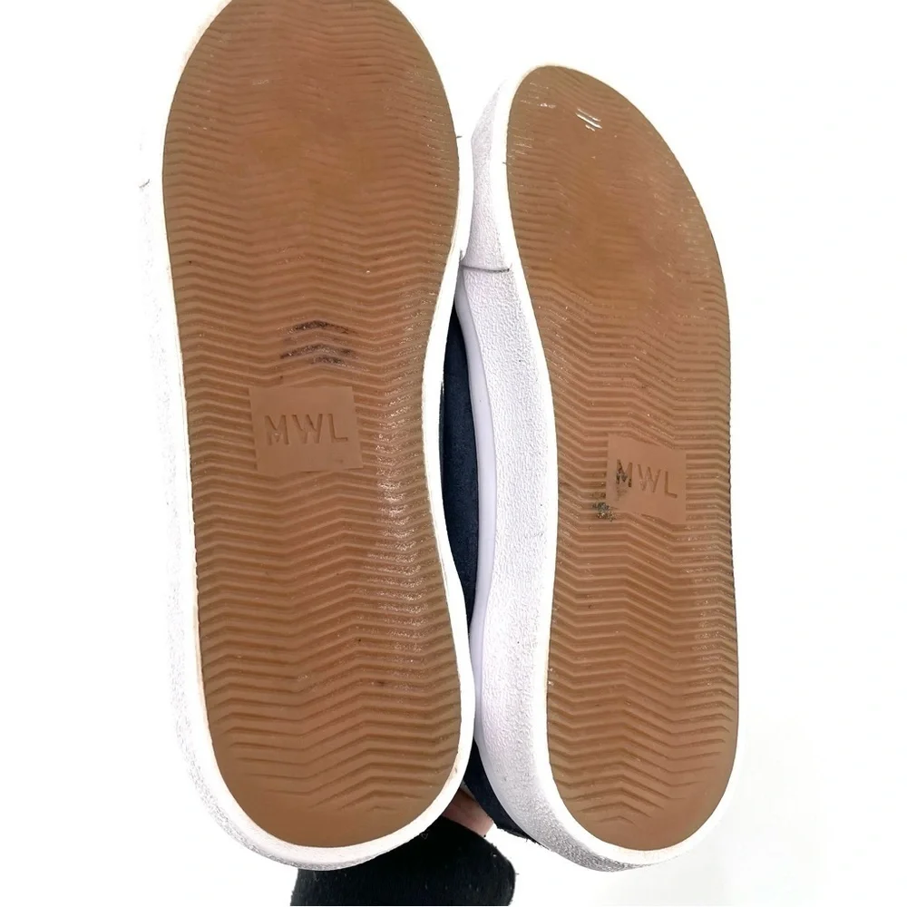 MADEWELL Sidewalk High-Top Sneakers in Suede Navy